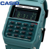 Casio – Style rétro Vintage avec mini-calculatrice révolutionnaire – Bracelet en résine Bio de couleur turquoise foncé – CA-53WB-3B