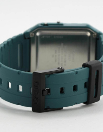 Casio – Style rétro Vintage avec mini-calculatrice révolutionnaire – Bracelet en résine Bio de couleur turquoise foncé – CA-53WB-3B