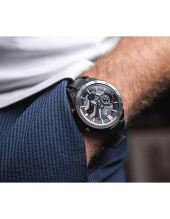 Casio Solaire – Synchronisation avec votre smartphone via Bluetooth® – Bracelet en résine noir – BCE-2200P-1A