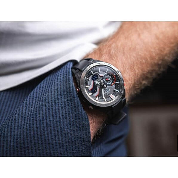 Casio Solaire – Synchronisation avec votre smartphone via Bluetooth® – Bracelet en résine noir – BCE-2200P-1A Casio Solaire – Synchronisation avec votre smartphone via Bluetooth® – Bracelet en résine noir – BCE-2200P-1A