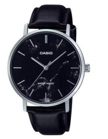 Casio – Montre classique pour hommes – Dotée d’un cadran sophistiqué, inspiré du marbre Noir – MTP-VT01LM-1A Casio – Montre classique pour hommes – Dotée d’un cadran sophistiqué, inspiré du marbre Noir – MTP-VT01LM-1A