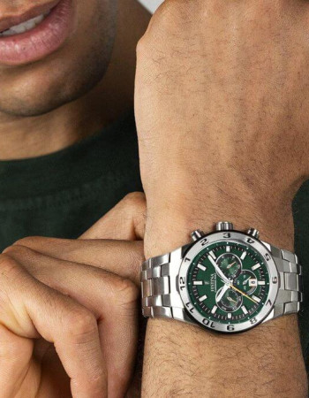 Festina – CHRONO BIKE Collection, Cadran vert avec chronographe – Tout en acier inoxydable – F20670/2