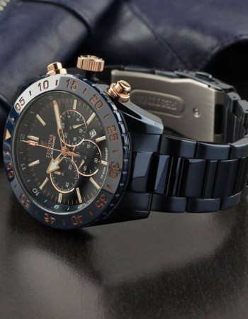 Festina – La douceur à votre poignet, Boîtier bleu en céramique – Étanche 100 m – F20576/1