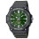Casio – Cadran vert, Montre étanche 10 BAR avec bouton LED Light, Bracelet résine vert – MW-620H-3AV