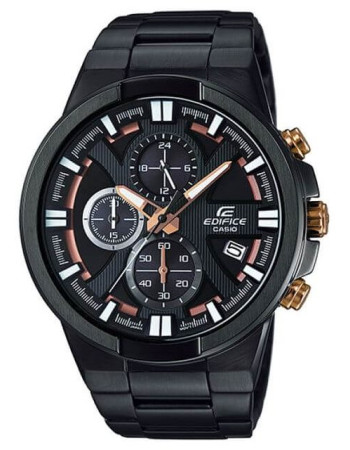 Casio – Conception dynamique et puissante, Chronographe et dateur, Étanche 10 BAR – EFR-544BK-1A9V