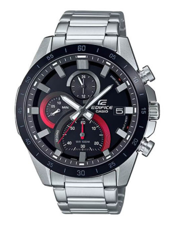Casio – Conception dynamique et puissante, Chronographe et dateur, Étanche 10 BAR – EFR-544BK-1A9V