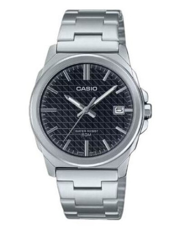 Casio – Boîtier medium 38 mm – Cadran noir – Affichage date sur 3h – MTP-E720D-1AV