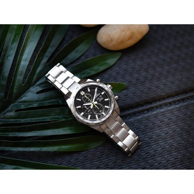 Casio – Diamètre boîtier 42,3 mm, Cadran noir, Edifice Collection, Étanche 100 m, Chronographe – EFR-574D-1AV