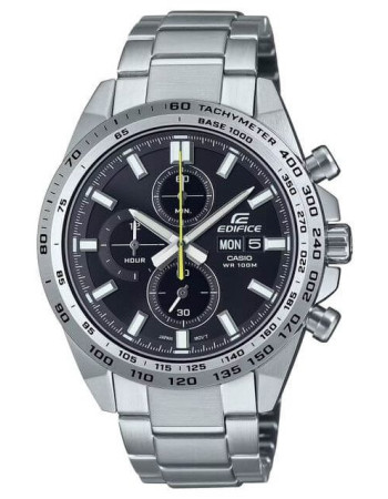 Casio – Diamètre boîtier 42,3 mm, Cadran noir, Edifice Collection, Étanche 100 m, Chronographe – EFR-574D-1AV