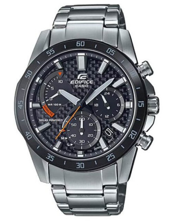 Casio – Edifice à énergie solaire innovante, Cadran en fibre de carbone. Chronographe – EQS-930DB-1AV