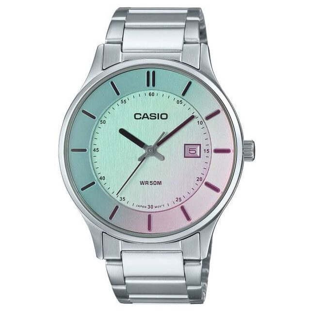 Casio – Montre pour homme en cadran Chaque inclinaison du poignet change de couleur – MTP-E605D-7EV