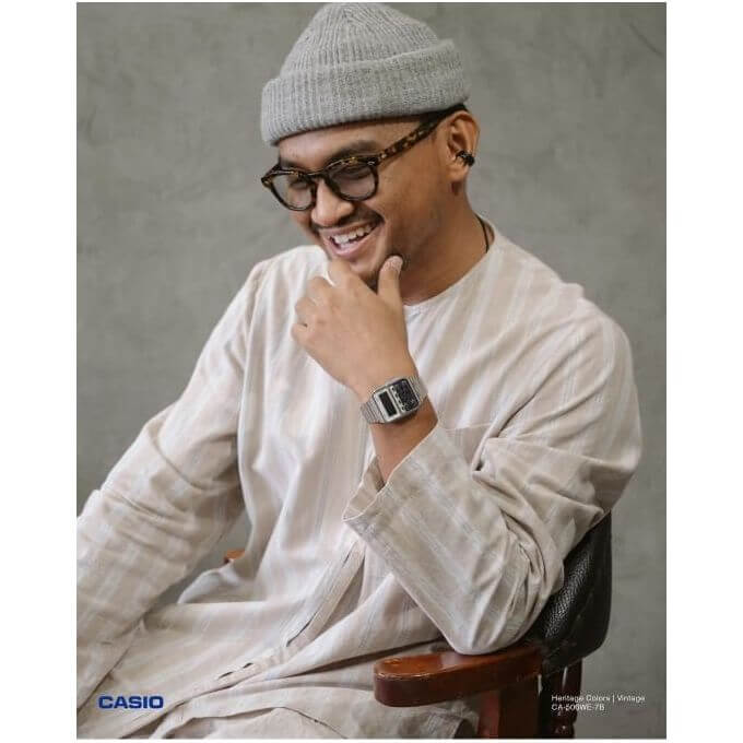 Casio – Vintage Collection, Hommage aux générations des années 70, calculatrice – CA-500WE-7B