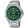 Casio – Montre pour homme cadran vert – Solaire – Tout en acier inoxydable – MTP-RS100D-3AVDF