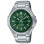 Casio – Montre pour homme cadran vert – Solaire – Tout en acier inoxydable – MTP-RS100D-3AVDF