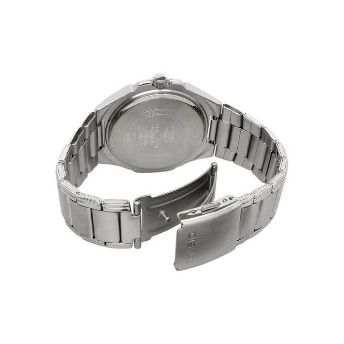 Casio – Montre pour homme cadran vert – Solaire – Tout en acier inoxydable – MTP-RS100D-3AVDF