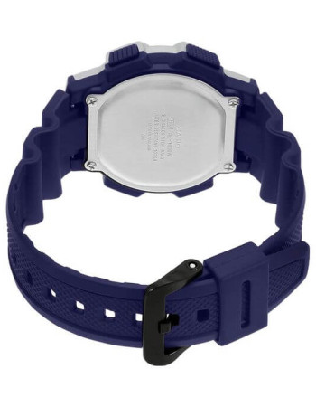 Casio – Digitale bleue – Étanchéité 100 mètres – Carte du monde pour l’heure mondiale – AE-1000W-2AV