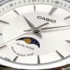 Casio – Moon phase en cadran blanc pour homme – Bracelet en acier inoxydable – MTP-M100D-7AVDF