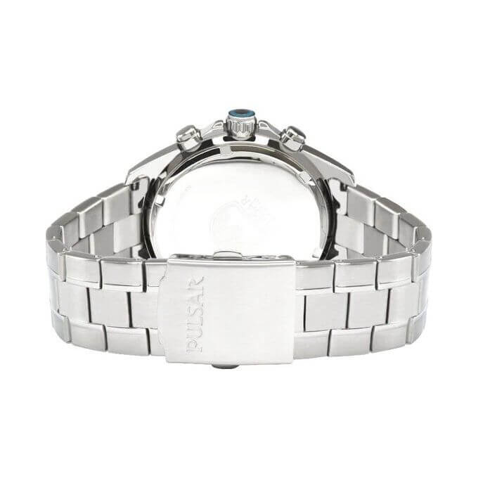 Pulsar – Montre chronographe et étanche 100 m – Bracelet en acier inoxydable – PT3A59X1