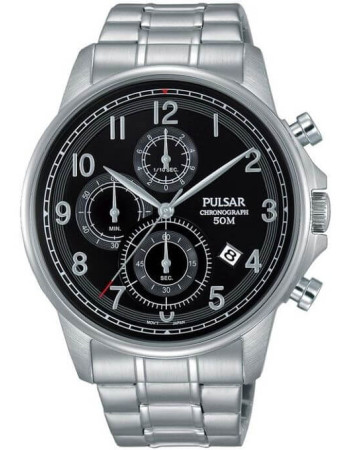 Pulsar – Montre homme – chronographe – Cadran noir avec dateur – PM3067X1