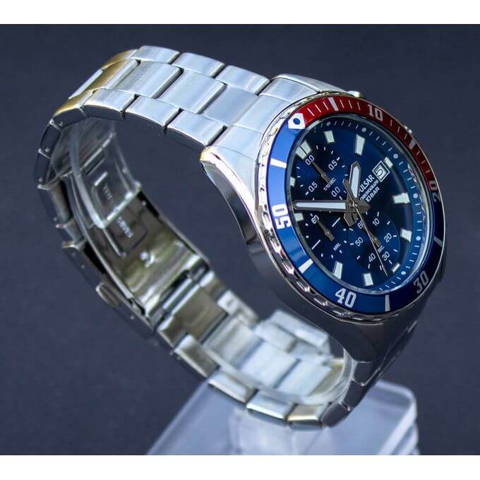 Pulsar – PM3185X1 – Chronographe pour homme – Tout en acier inoxydable – PM3185X1