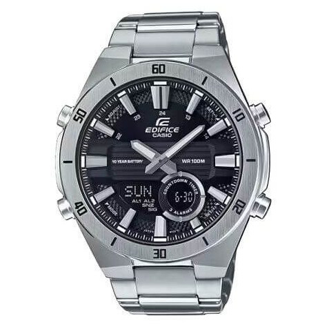 Casio – Montre homme multifonctions – Double montres – Bracelet en acier inox – ERA-110D-1AV