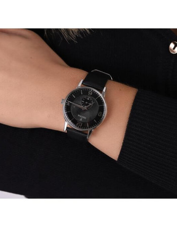 Festina – Une véritable œuvre d’art – Noir – Petite seconde – Bracelet cuir noir – F20566/4