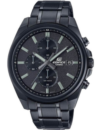 Casio – Cadran large au design simple – Noir en acier inoxydable – Chronographe – EFV610DC-1AV