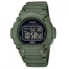 Casio – Vert Cadran noir & Chiffres blancs – Bracelet en caoutchouc – Étanche 50m – W-219HC-3BV