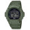 Casio – Vert Cadran noir & Chiffres blancs – Bracelet en caoutchouc – Étanche 50m – W-219HC-3BV