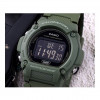 Casio – Vert Cadran noir & Chiffres blancs – Bracelet en caoutchouc – Étanche 50m – W-219HC-3BV