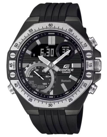 Casio – Bluetooth® Collection Edifice – Heure mondiale pour 300 villes – ECB-10TP-1A
