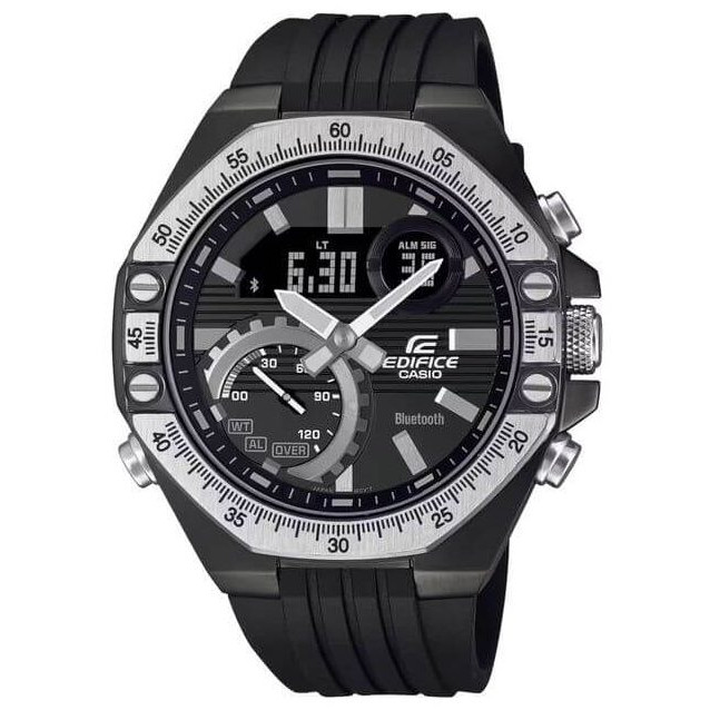 Casio – Bluetooth® Collection Edifice – Heure mondiale pour 300 villes – ECB-10TP-1A