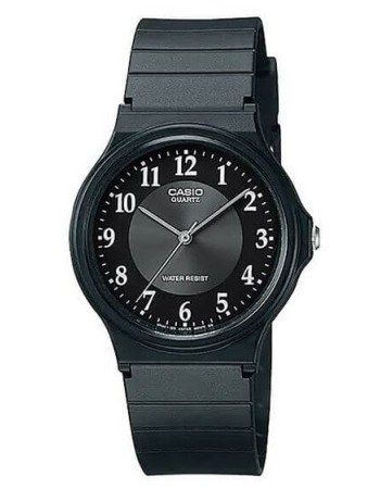 Casio – Montre noire classique décontractée – Cadran blanc – MQ-24-7B3L Casio – Montre noire classique décontractée – Cadran blanc – MQ-24-7B3L