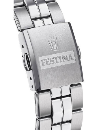 Festina – Classique – Cadran noir avec dateur – Bracelet en acier inoxydable – F20425/3