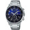 Casio EDIFICE de taille moyenne – Cadran bleu – Tout en acier inoxydable – EFV-600D-2AV