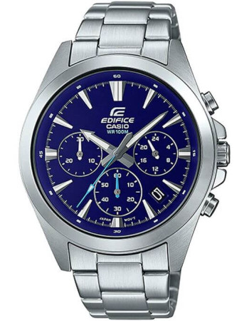Casio – Cadran bleu – Collection Edifice – Chronographe – Étanche 100 m – EFV-630D-2AV