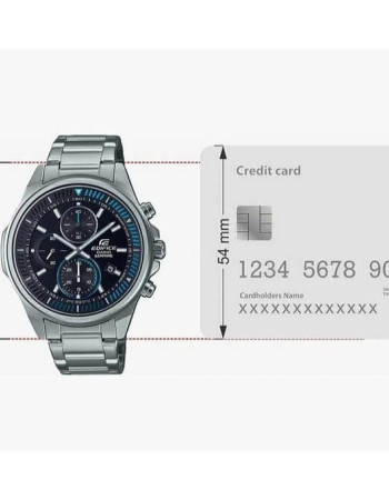 Casio EDIFICE SLIM à cristal de saphir – Chronographe pour hommes – EFR-S572D-1AVUDF