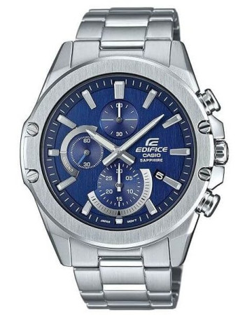 Casio – Bracelet en acier inoxydable – Résistance à l’eau 10 ATM – EFR-S567D-2AVUDF