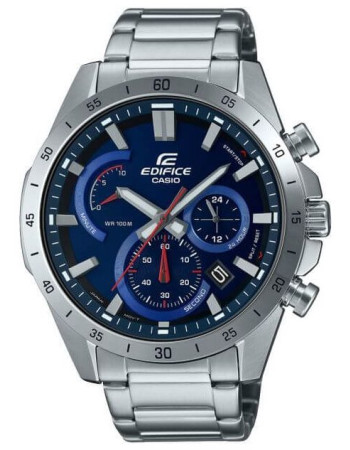 Casio – Cadran bleu – Chronographe – Bracelet en acier inoxydable – EFR-573D-2AV
