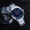 Casio – Cadran bleu – Chronographe – Bracelet en acier inoxydable – EFR-573D-2AV
