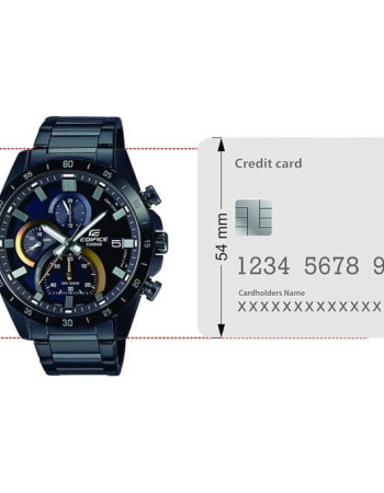 Casio – Collection Edifice – Noir – Tout en acier inoxydable noir – EFR-571DC-2AVUDF