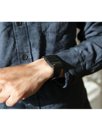 Casio – Montre calculatrice – Bracelet en silicone – Chronographe – CA-53W-1Z Casio – Montre calculatrice – Bracelet en silicone – Chronographe – CA-53W-1Z