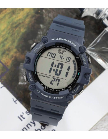 Casio – Digital bleu, bracelet quartz – AE-1500WH-2A – Étanche 100 m