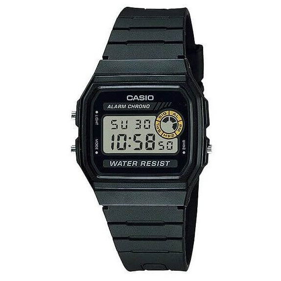 Casio – Montre homme sport digitale – Bracelet en caoutchouc noir – F-94WA-8DG