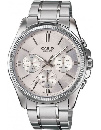 Casio – Montre hommes quartz – Bracelet en métal inoxydable – Avec dateur – MTP-1375D-7AVDF Casio – Montre hommes quartz – Bracelet en métal inoxydable – Avec dateur – MTP-1375D-7AVDF