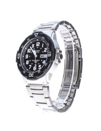 Casio – Avec dateur jours/mois – Étanche 10 BAR – Bracelet en acier inoxydable – MRW-200HD-1BV