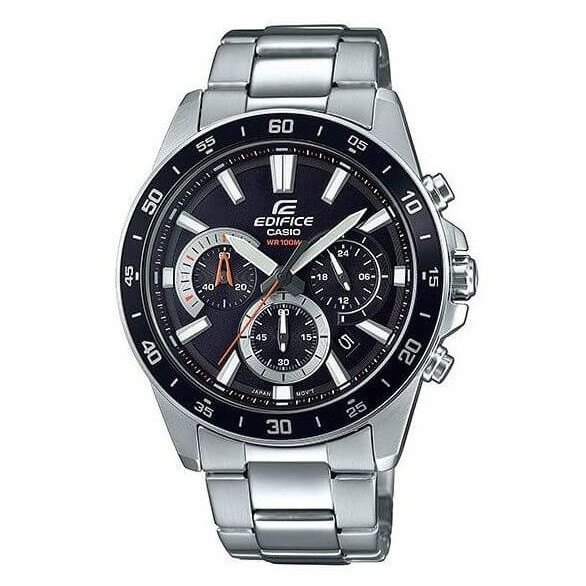 Casio – Collection Edifice pour hommes – Chronographe – Bracelet inoxydable – EFV-570D-1AV