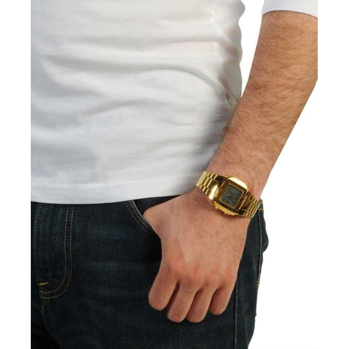 Casio – Mémo 30 fiches téléphoniques – Dorée pour hommes – Autonomie pile 10 ans – DB-360G-9A