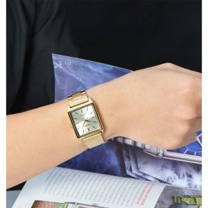 Casio – Montre femme bracelet en acier inoxydable Doré – LTP-V007G-9EUDF