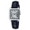 Casio – Élégante montre carrée femme – Bracelet cuir noir – LTP-V007L-7B1UDF